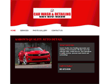 Tablet Screenshot of aaronsqualityautodetail.com
